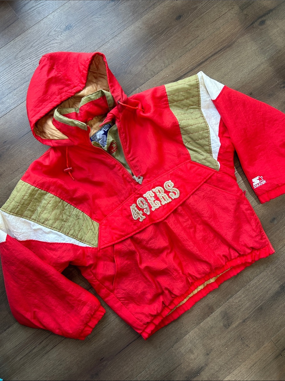 NFL 49ers vintage STARTER jacket !! Large